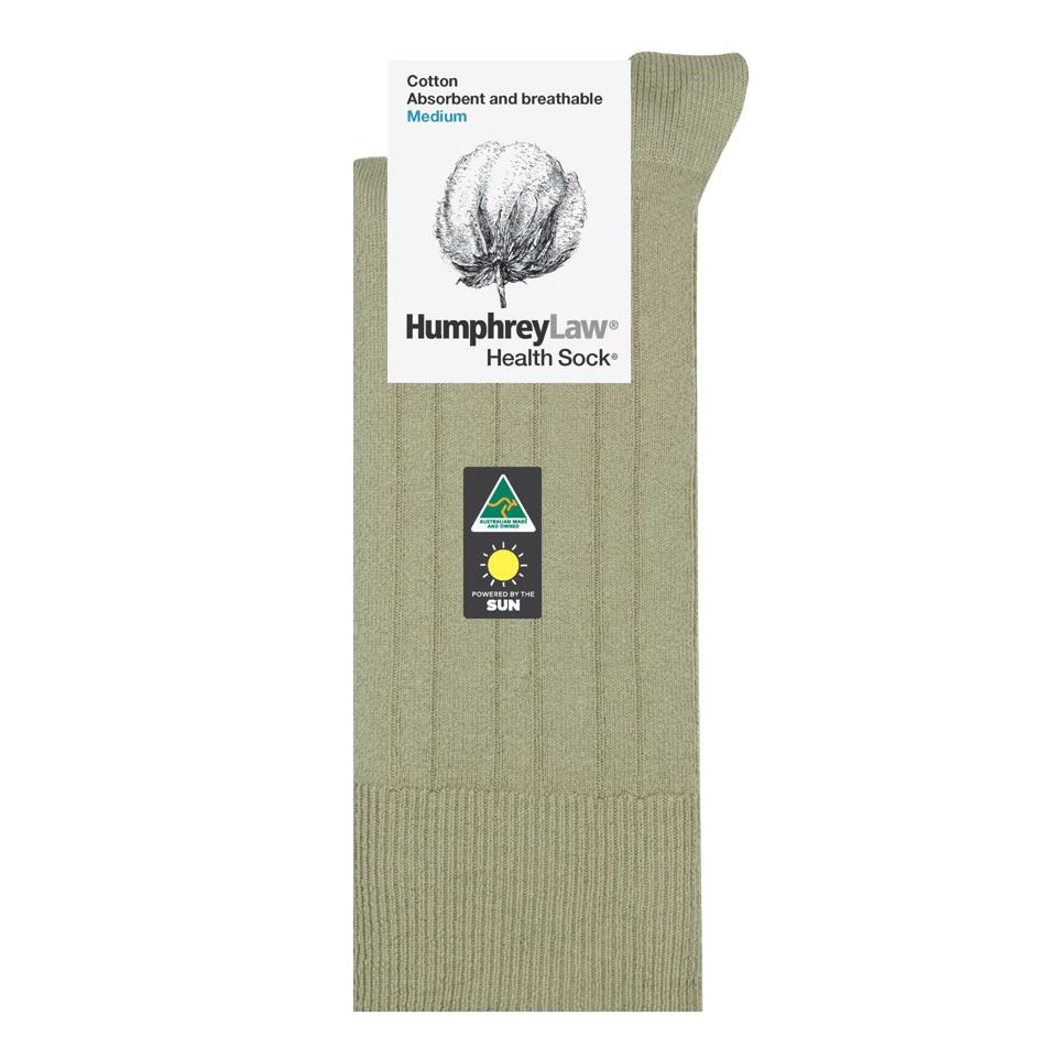 Humphrey Law Pure Cotton No Tight Elastic Black Health Socks